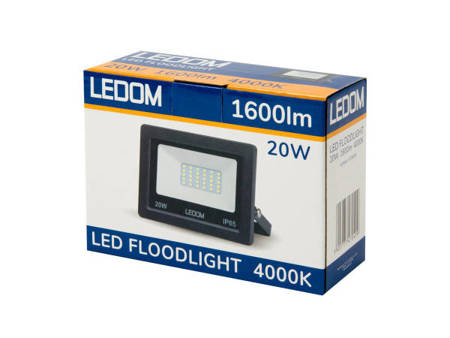 Halogen Floodlight LED 4000K 20W 220-240V AC