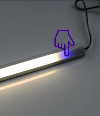 Listwa ECO LED podszafkowa meblowa kątowa 100 cm barwa ciepła