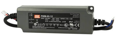 Zasilacz do oświetlenia LED 12V 15A 180W Mean Well PWM-200-12KN KNX